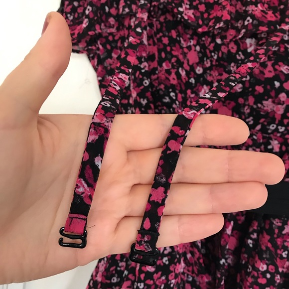 White House Black Market Chiffon Strapless Dress - Picture 4 of 5